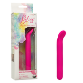 Bliss Liquid Silicone Mini Clitoriffic Vibrator, Pink, 10 Speed Rechargeable Default Title BULLETS